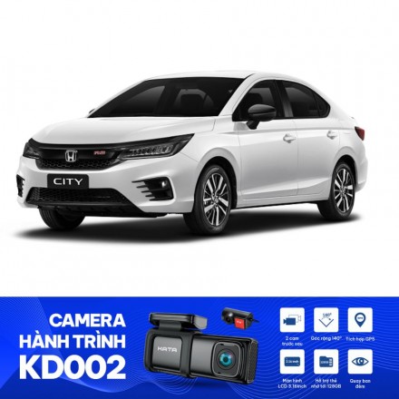 Dự án lắp cam hành trình VAVA Dual 2 mắt trước sau cho Honda City